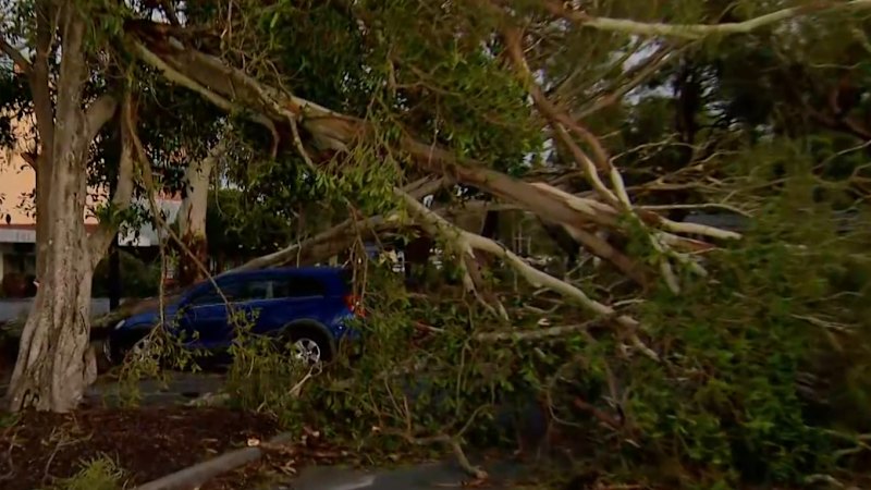 Wild storm destruction in south-east Queensland