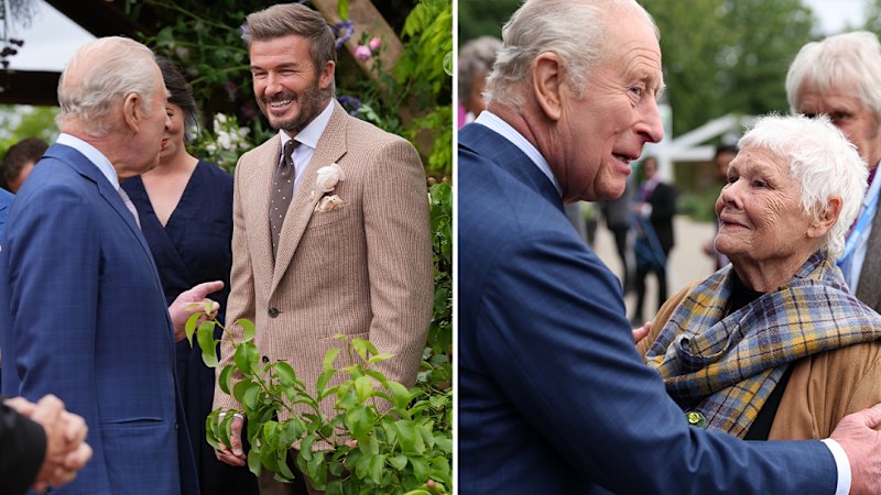 Royals and celebrities rub shoulders at Chelsea Flower Show