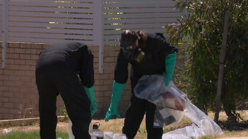 Forensic police scour Perth home in drug probe