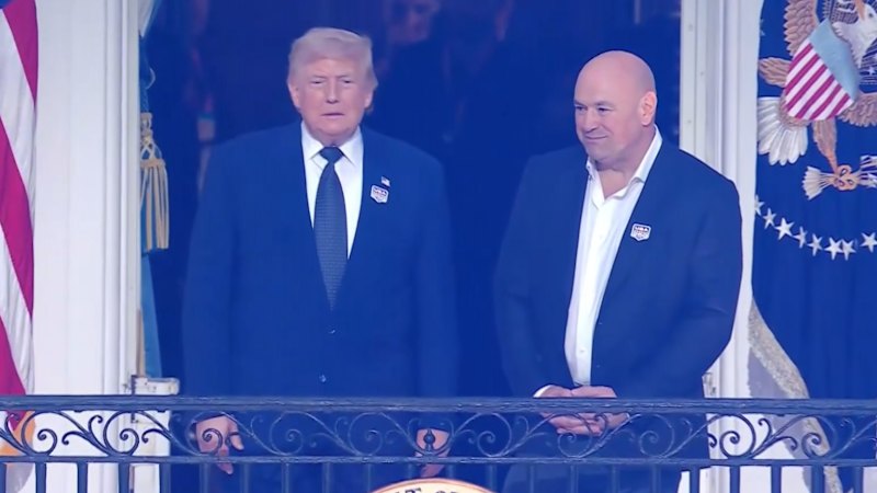 President Trump and UFC Boss Dana White Attend White House Event