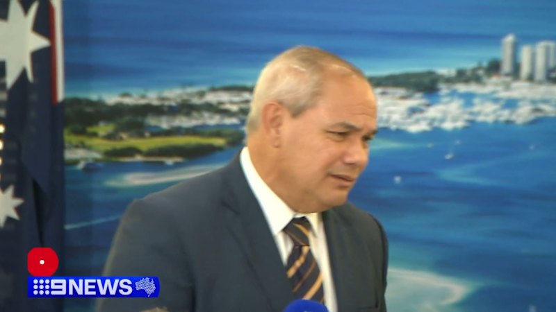 Gold Coast mayor swears at journalist over Trump probe