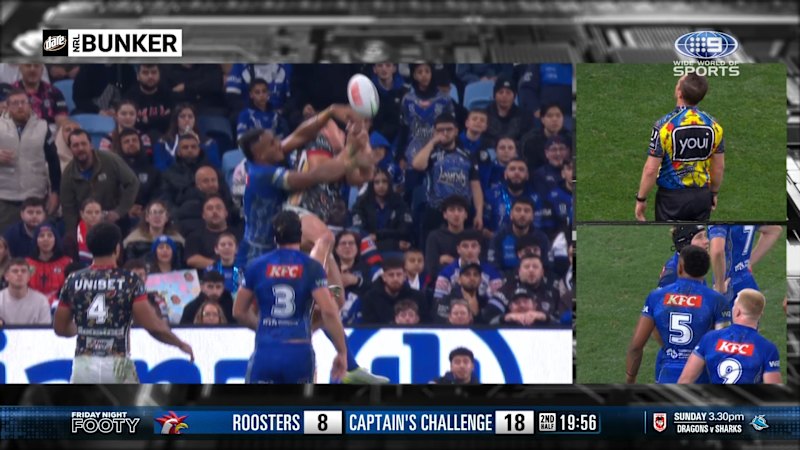 Bulldogs forfeit challenge after Rinakama knock-on in air