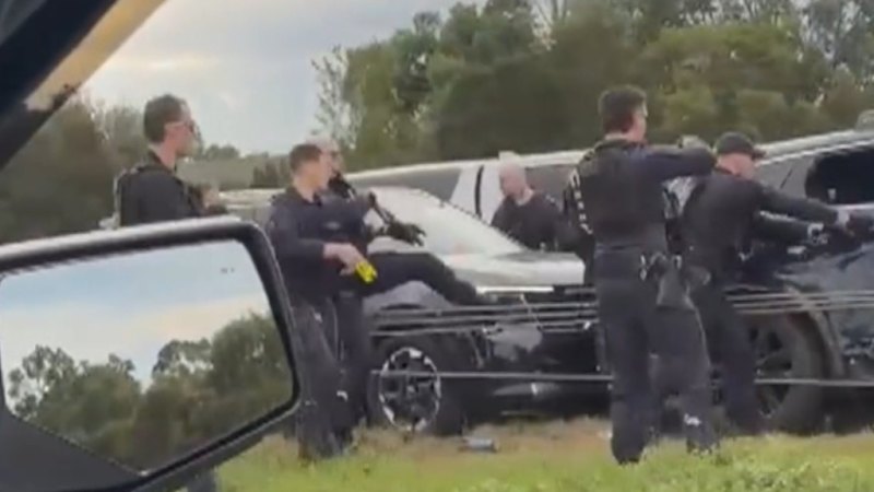 Six teens charged after alleged Melbourne police chase