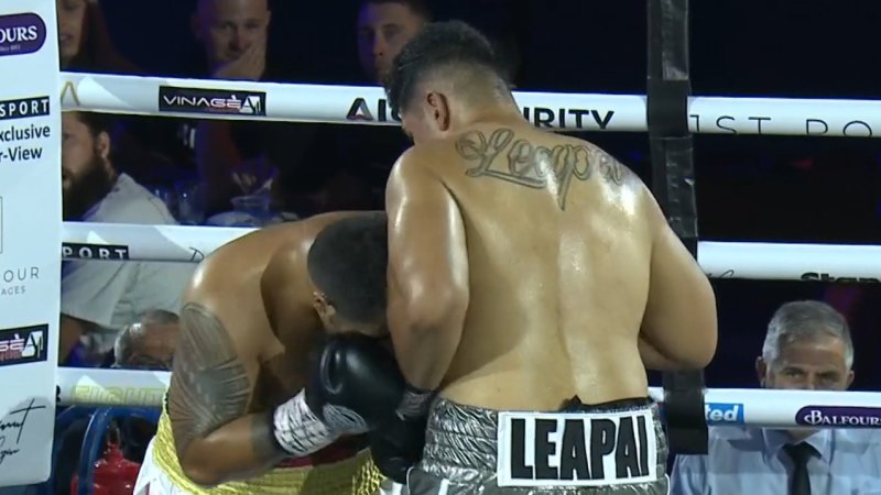 Leapai Jr survives rugged onslaught