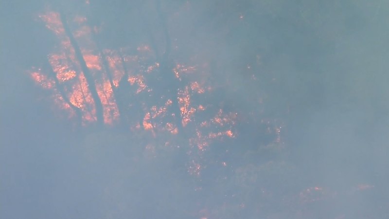 Firefighters tackle bushfires near Toowoomba