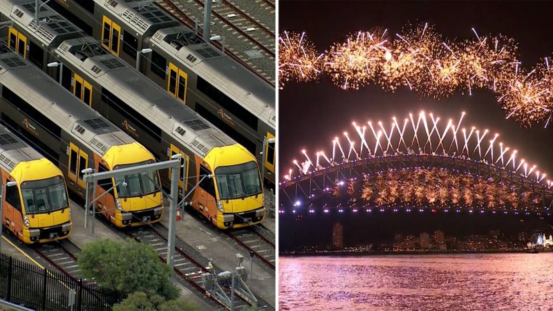 Sydney NYE fireworks saved after train union, government deal