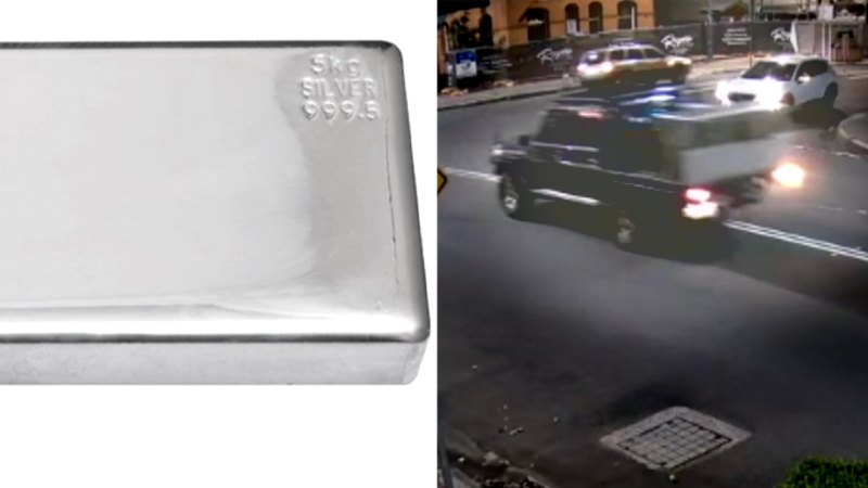 Man charged over $1 million silver heist
