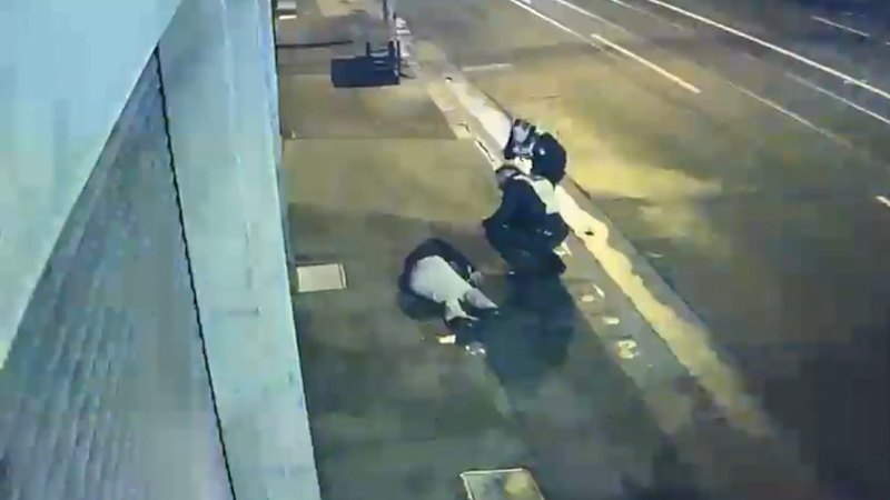 Woman arrested after man in his 50s fights for life following alleged stabbing in Melbourne