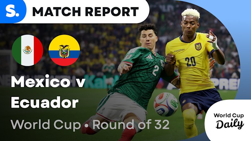 Mexico beats Ecuador to advance to the World Cup last 16