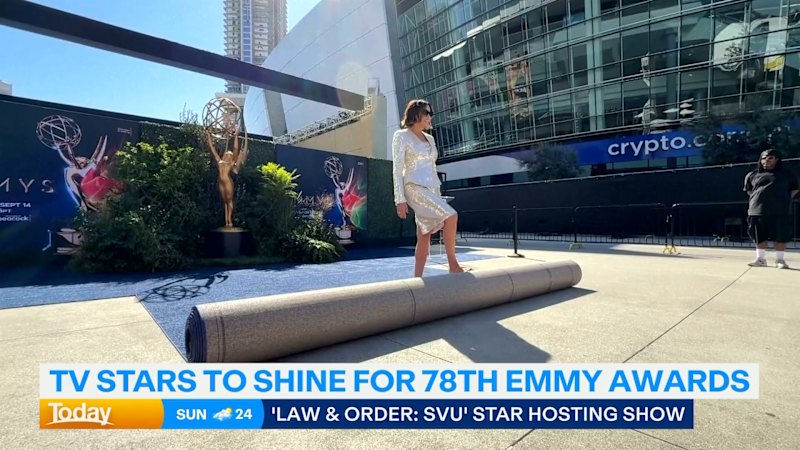 Stars assemble in Hollywood for the 78th annual Emmy Awards