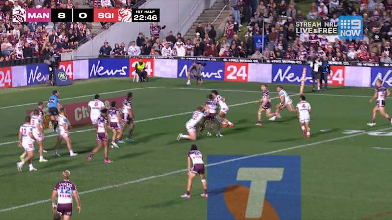 Manly Sea Eagles host St George Illawarra Dragons in Round 26 at 4 Pines Park