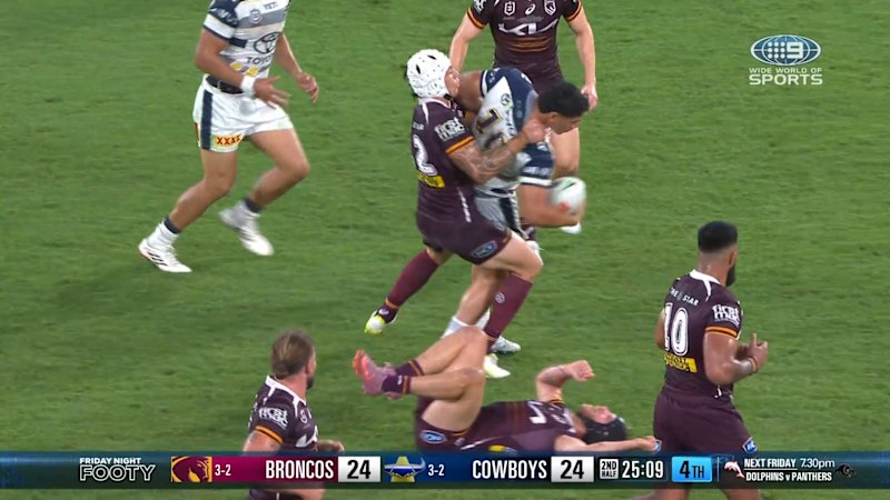 Taumololo flattens Broncos young gun