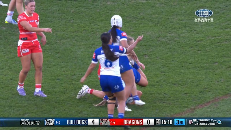 NRLW Highlights: Bulldogs v Dragons - Round 4