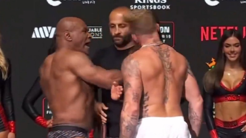 Tyson slaps Paul during final face off