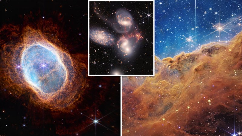 NASA, James Webb Uzay Teleskobu'ndan evrenin dört yeni görüntüsünü açıkladı