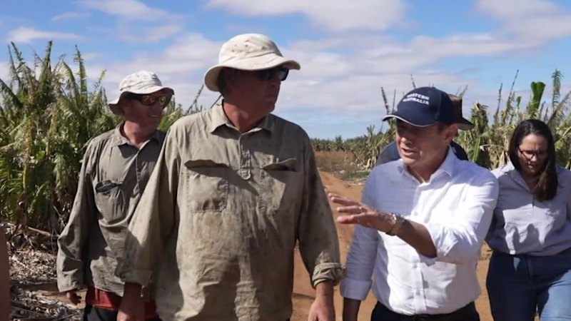 WA communities wait for floods to recede to see extent of cyclone damage