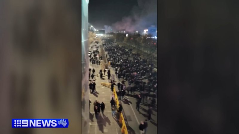 Anti-government protests continue to intensify across Iran