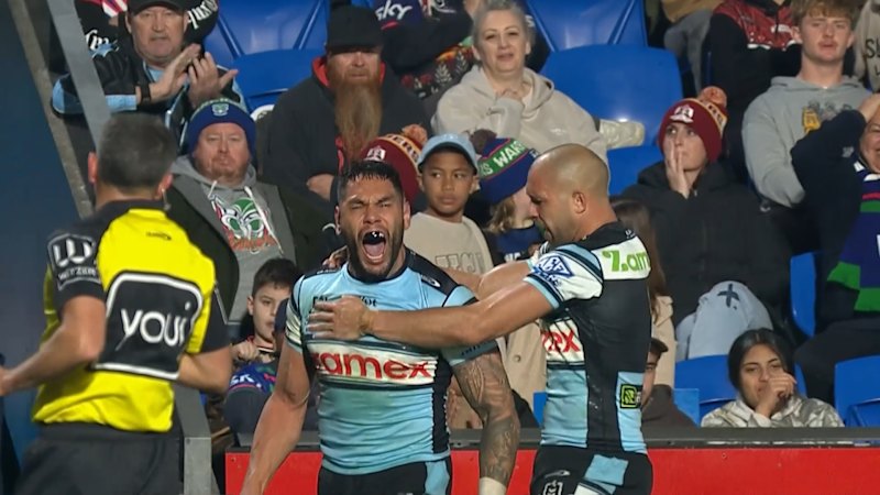 Jesse Ramien Secures First Try for Sharkies Against Warriors in Auckland