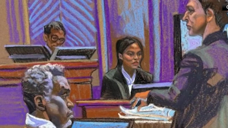 Ex-girlfriend of Sean 'Diddy' Combs questioned by defence lawyers