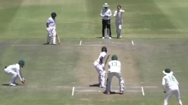 Bizarre wicket stuns U19 match