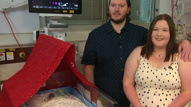 Queensland's smallest baby weighs in at just 360g