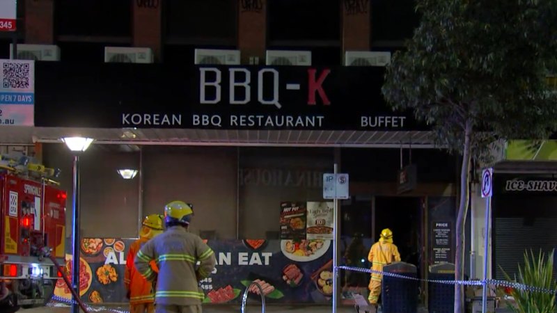 Teen hurt after fire at Melbourne Korean BBQ restaurant