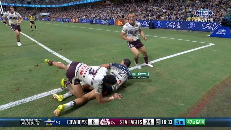 'Wow': Koula pulls off brutal try-saver