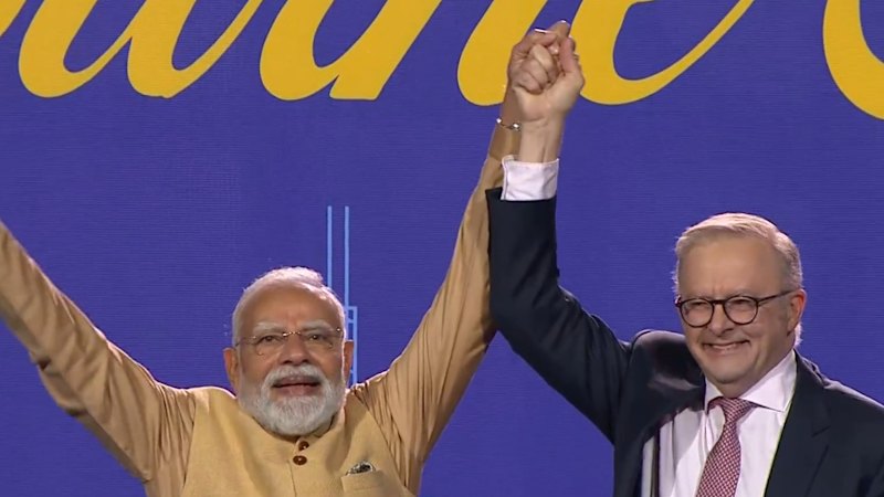 Rock-star reception for India's PM