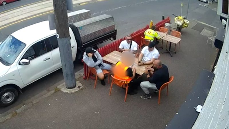 Four men confront construction executive in alleged extortion