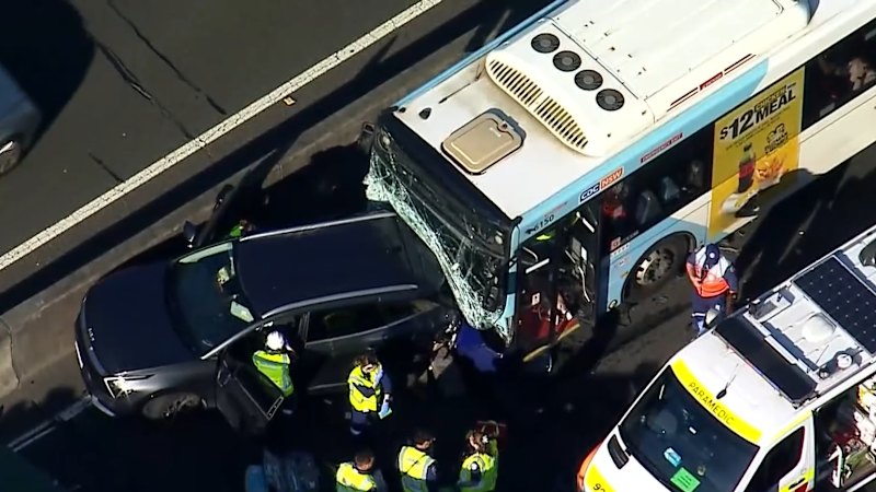 Video: Multiple Hurt After Collision Between Bus and Car