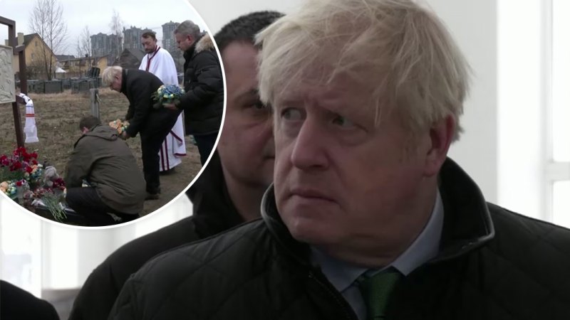 İngiltere'nin eski başbakanı Boris Johnson, Ukrayna'ya sürpriz bir ziyarette bulundu.