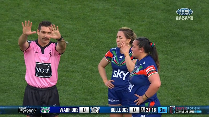 Warriors prop binned for hip-drop tackle