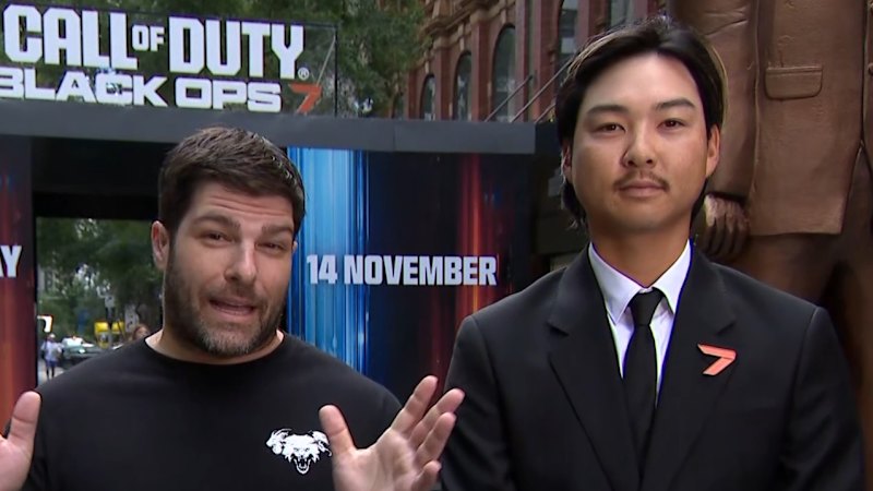 Min Woo Lee goes giant as golfer's statue takes over Sydney