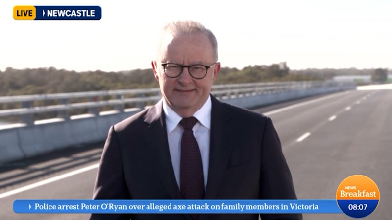 Albanese says he has “no apologies” for $6m grant, criticises ABC reporting