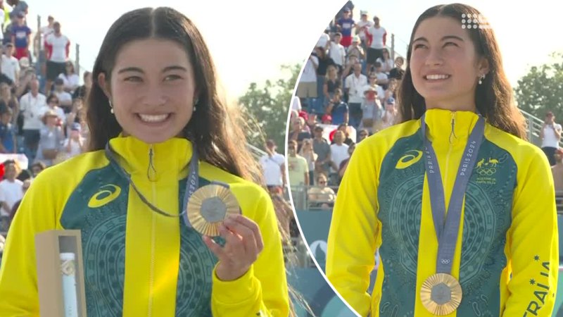 Trew becomes Australia's youngest medallist