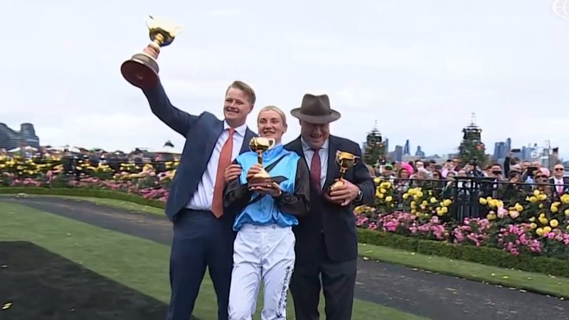 Jamie Melham creates history at Flemington