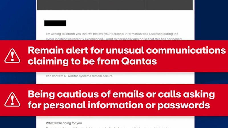 Qantas alerts customers to cyberattack