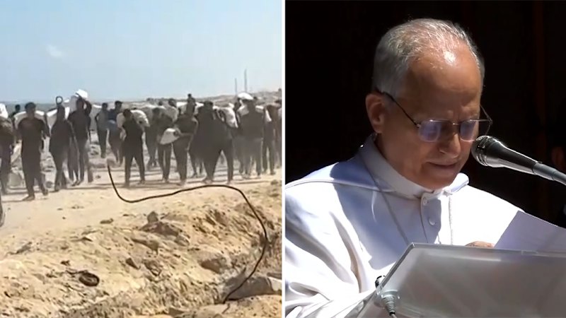 Pope condemns ‘barbarity of Israel’s war in Gaza