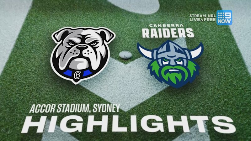 NRL Highlights: Bulldogs v Raiders - Round 19