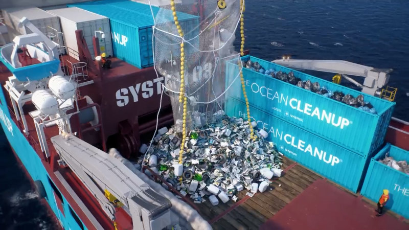 Okyanus Temizleme, Büyük Pasifik Çöp Yamasına son veriyor