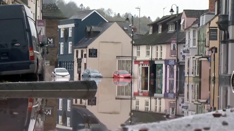Storm Claudia brings wild weather to Europe and UK