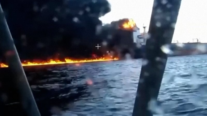 Ukraine says it targeted two Russian tankers with drones in the Black Sea