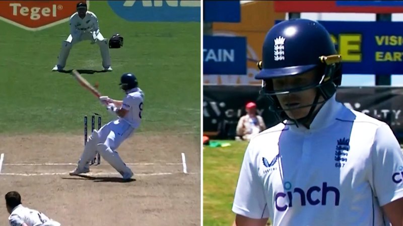 England star’s bizarre dismissal