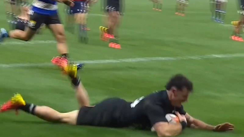 Leroy Carter scores sparkling try as All Blacks face Stormers