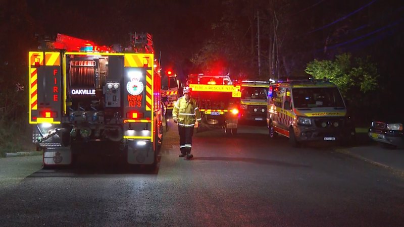 Two children missing after horror house fire