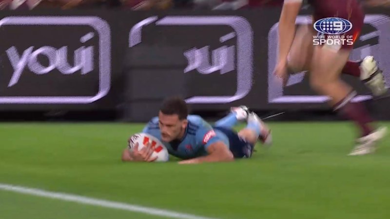 Queensland put on alert as Nathan Cleary scores second try