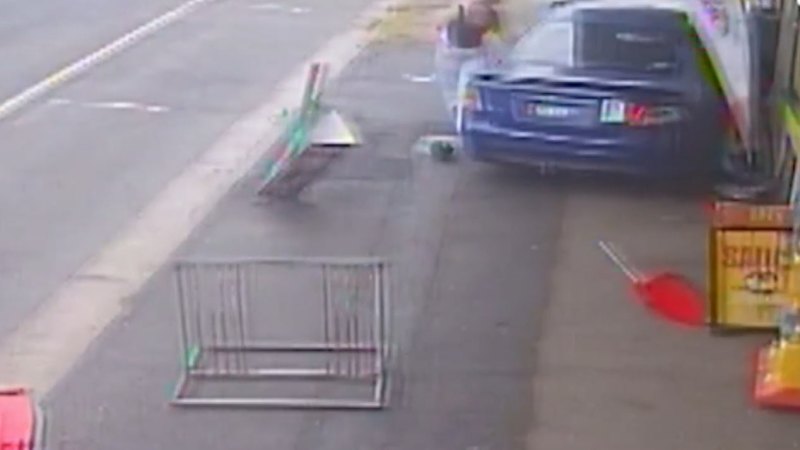 Strategic updates regarding Car skids out of control, pinning teenagers to wall