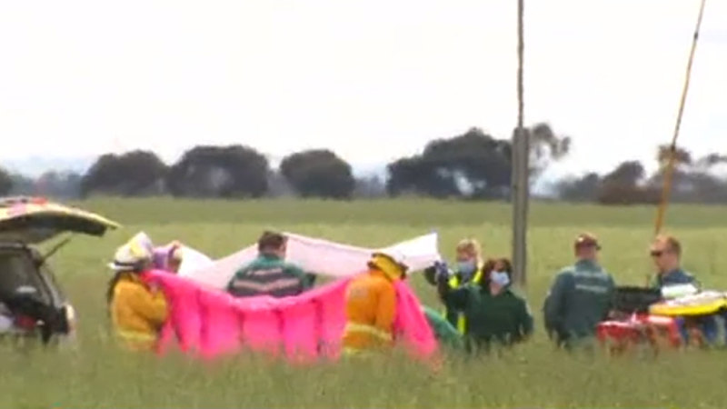 Woman hospitalised after skydiving accident north of Adelaide