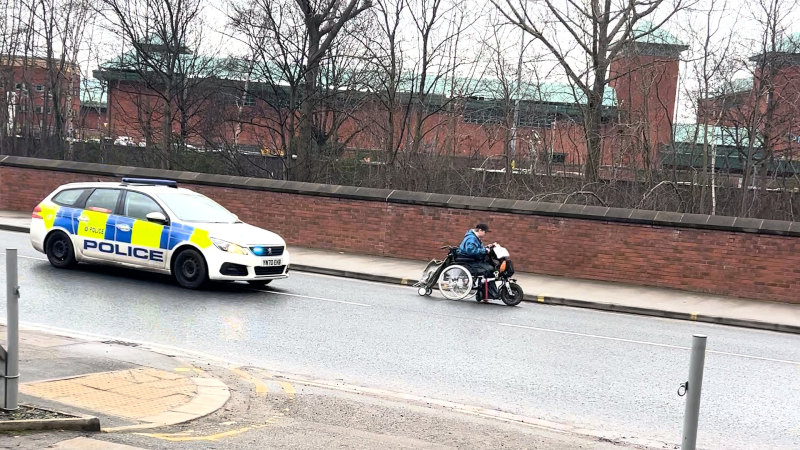 Sheffield shoplifter in wheelchair evades police chase