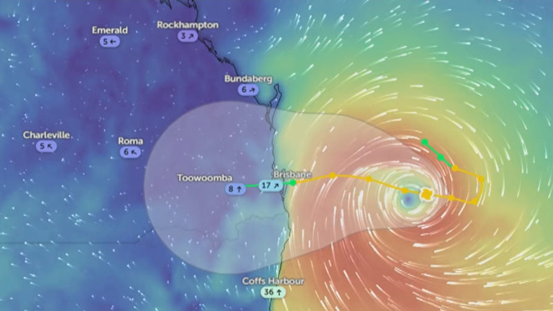 Winds picking up already as Alfred approaches